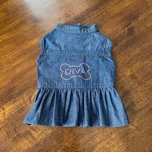 Diva Denim Dress for Dog